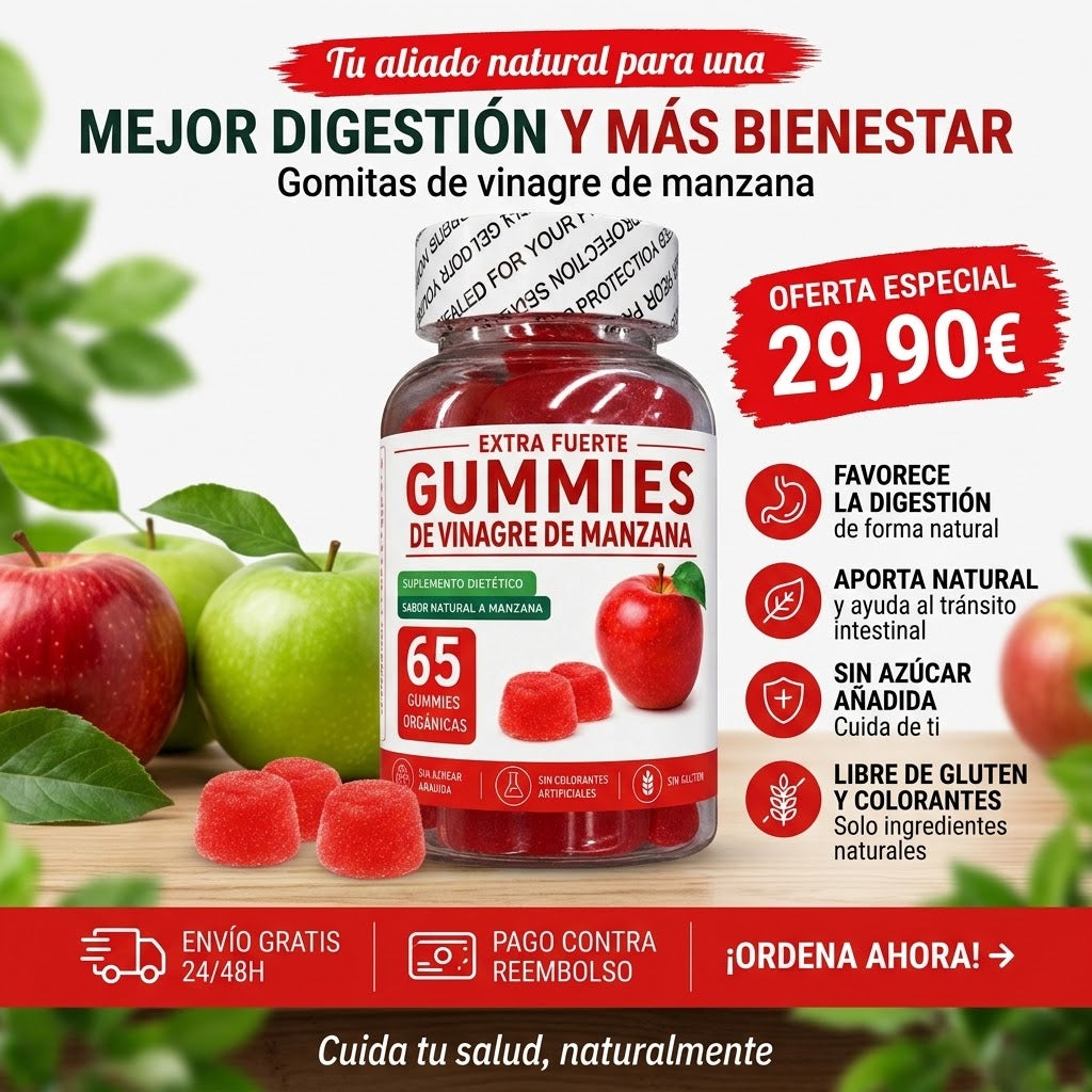 Gomitas de Vinagre de Manzana para Metabolismo