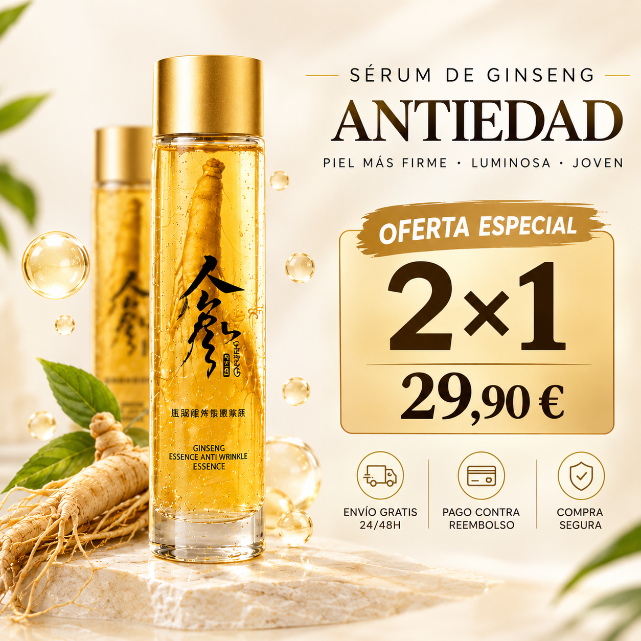 Sérum de Ginseng Antiedad