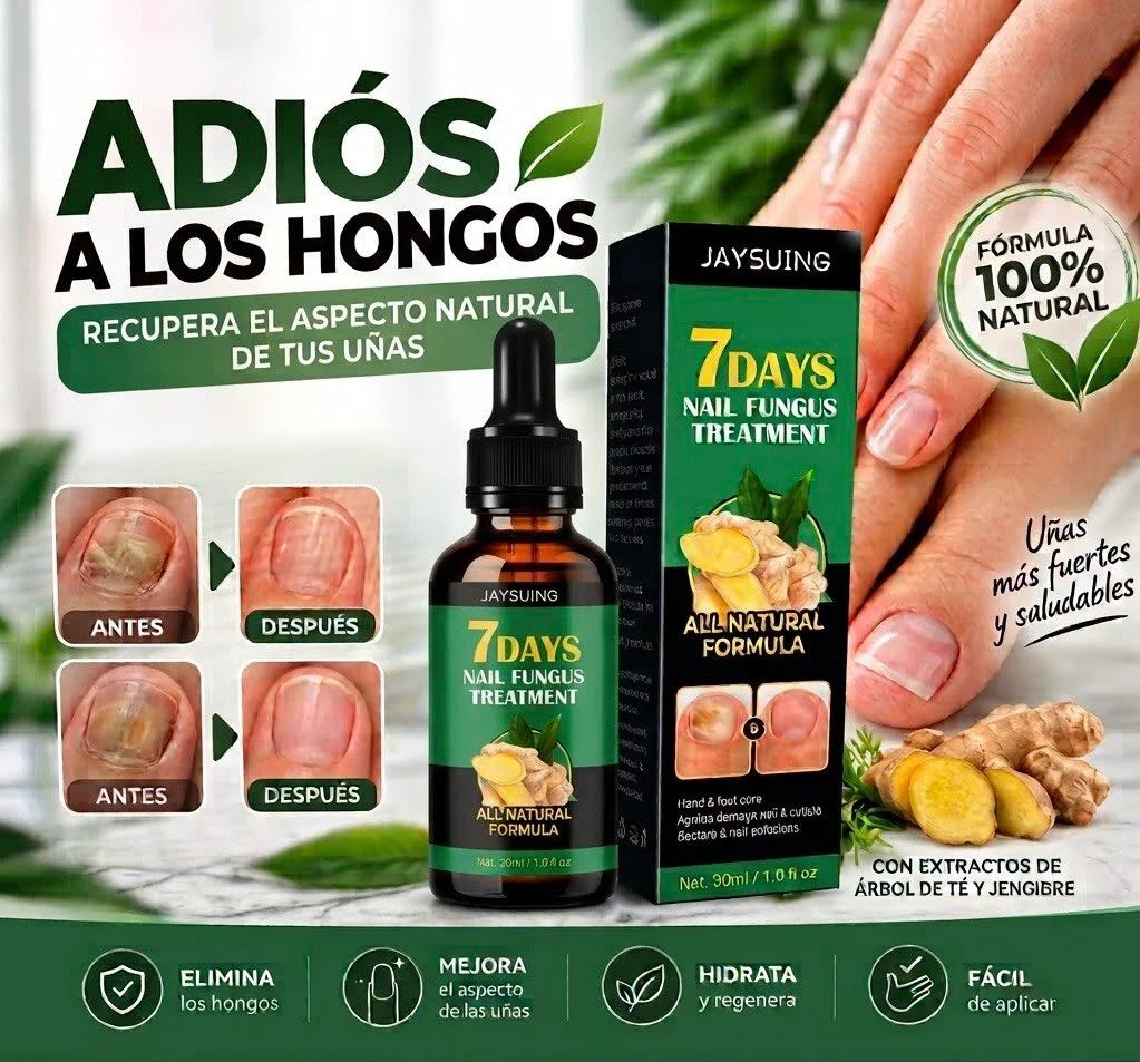 Nura — Aceite de Uñas para Hongos (Fórmula Intensiva Tea Tree)